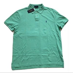 Polo Ralph Lauren Custom Slim Fit Mesh Polo Shirt